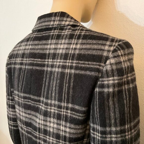 JONES NEW YORK 100% wool plaid 2-piece jacket & skirt suit set NWOT size 6 - Picture 4 of 6